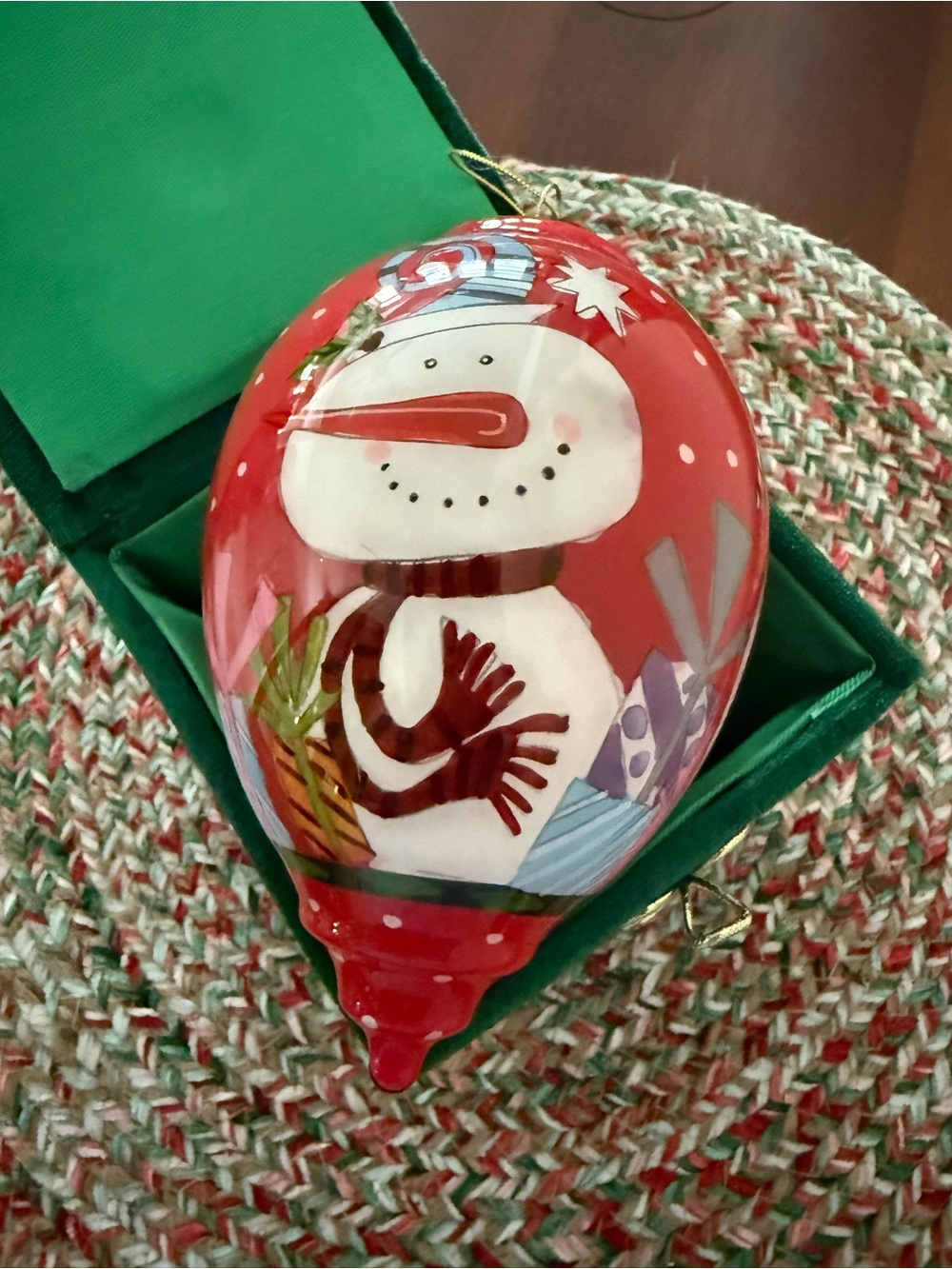 “Li Bien” glass ornament